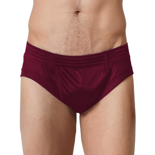 Player's Nylon Tricot Briefs – Anti-Chafing Underwear with Pouch for Big & Tall Men