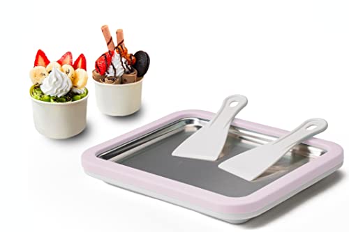 JoyMech Fabricante de helados instantáneos, Ice Cream Rolls Maker Machine, Maquina de hacer...