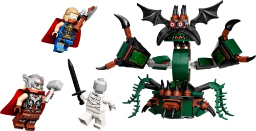 Lego Marvel Set - Angriff auf New Asgard 76207 + Avengers Heft Nr.11 (Comics, Malvorlagen, Poster) mit Loki Minifigur – Bild 4