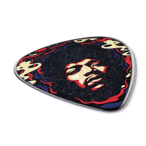 Jimi Hendrix Star Haze médiators Dunlop 36 pics à haute adhérence