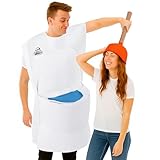 JenPen Halloween Couple Toilet Costume Adult Plunger Hat Costume Halloween Funny Toilet Cosplay Men Women