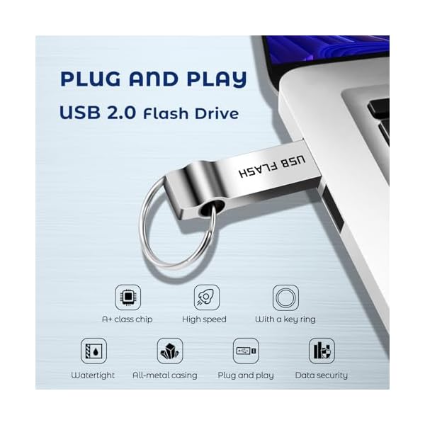 kacbuy USB Stick High Speed Speicherstick wasserdichte USB-Flash-Laufwerk für Laptop/Tablet/Computer – Bild 4