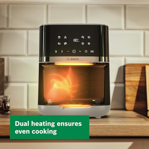 Bosch Series 4 Air Fryer XL, MAF462C0GB, 9-in-1, 6.1 L, Dual Heating Elements, Defrost and Keep Warm Functions, Intuitive Touchscreen, Up to 65%* Faster Cooking, Satin Beige - Image 7
