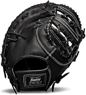 Franklin Sports Baseball Fielding Glove - Men's Adult and Youth Baseball Glove - CTZ5000 Black Cowhide Glove - 12.5