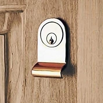 Yale P-89-CH-CH-60 Deadlocking Nightlatch, 60 mm Backset, Chrome Finish, High Security, with Automatic Deadlock & YES-CYLPULL-CH Essentials Rim Cylinder Door Pull