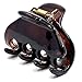 Camila Paris CP1784 French Hair Clips for Women, 2 inches Girls Hair Claw Clips Jaw Fashion Durable and Styling Hair Accessories for Women, Strong Hold No Slip Grip, Made in France