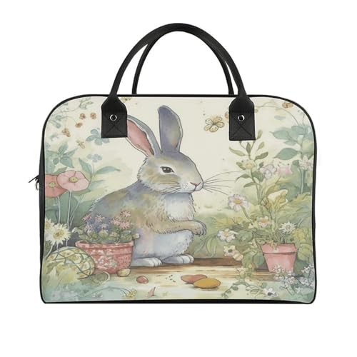 Maletín Garden Bunny ligero para laptop con correa ajustable miniatura 3
