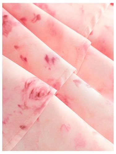 Girl's Floral Tie Shoulder Cami Dress Bow Tie Shoulder Layered Ruffle Ruched Flowy Short Dresses3