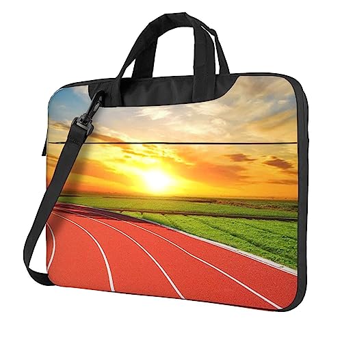 Sac pour ordinateur portable résistant face aux chocs avec motif coucher de soleil unique