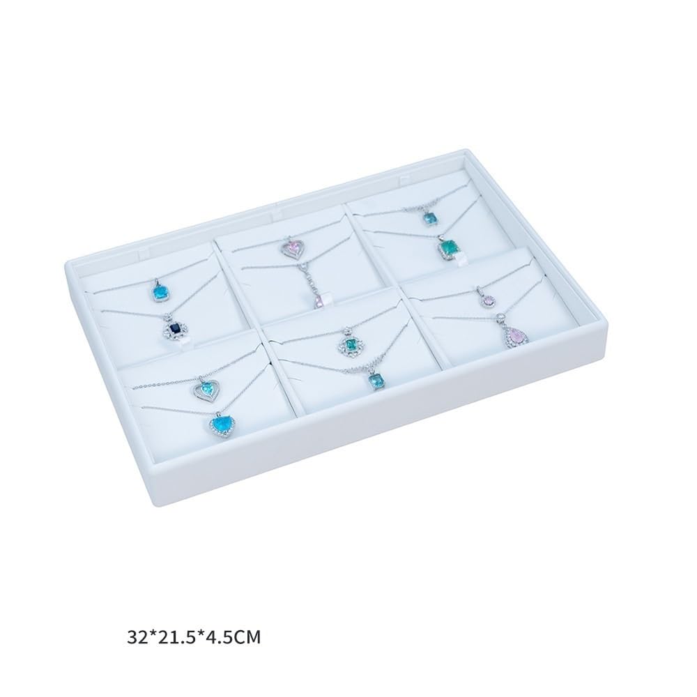 Armadi Six Compartment White Jewelry Box Home Storage Ring