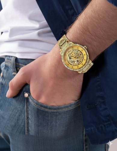 Generic Forest Luxury Gold-Tone Dial Men's Watch - Image 4