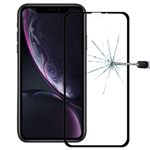 Verre trempé iPhone XS Max film protecteur plein écran 9H haute résistance invisible