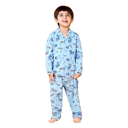 Image of Jam & Sugar Boys Cotton Printed Night Suit Set