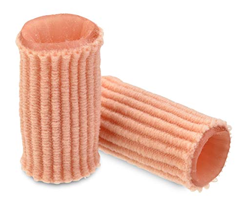 Silipos TheraStep 7006 Gel Toe Tubes - Washable One Sized Toe Gel Sleeve with Vitamin E and Aloe Oil. Toe Care Products