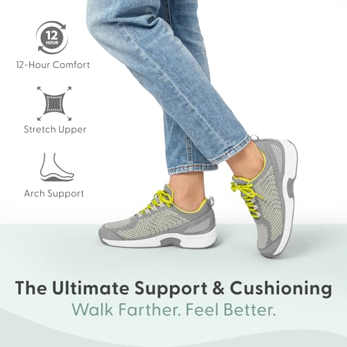 Image of Orthofeet Women's Orthopedic Stretch Knit Walking Sneaker