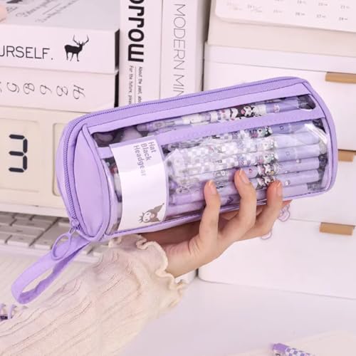 Image of Storio Pencil Box Pouch for School Kids Girls & Boys Aesthetic | Cute Stationary Compass Box Case Organiser | Multicolor, Color as per Availability