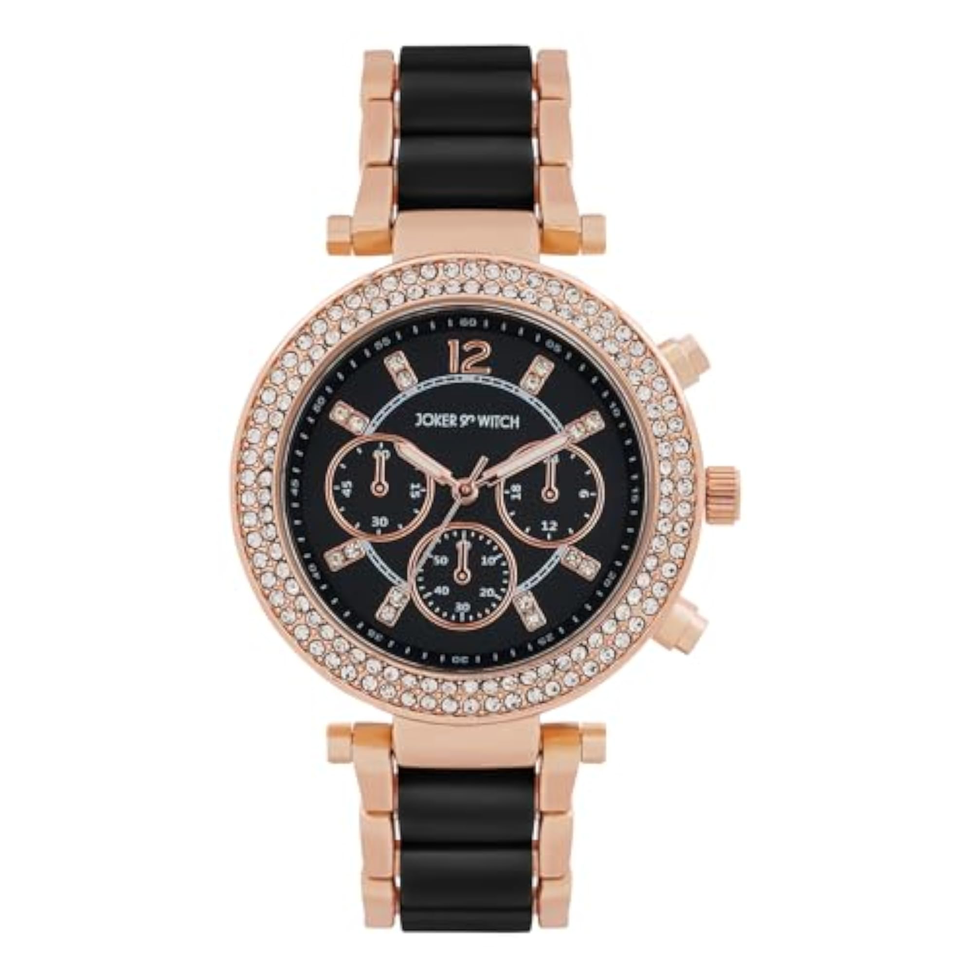 Women's Suzanne Rosegold and Black Ceramic Watch, Gift