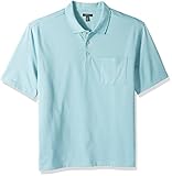 Van Heusen Men's Big and Tall Jacquard Short Sleeve Polo