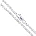 Sterling Silver Diamond-Cut Rope Chain 2.2mm Solid 925 Italy New Necklace 26" (2212-26)