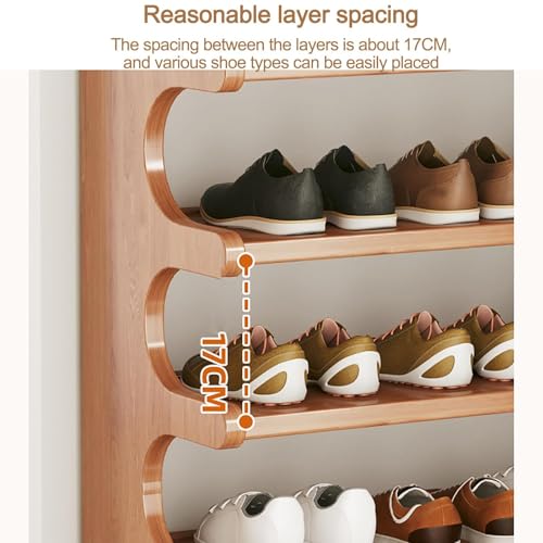 Étagère de rangement en bambou à 5 niveaux pour toute la maison