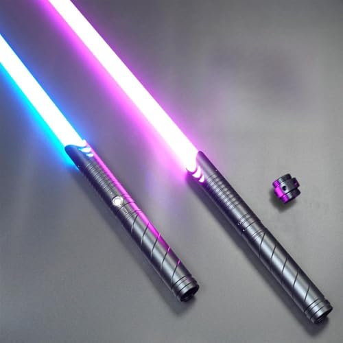 Metal Dueling Lightsaber for Adults & Teens - Heavy-Duty Aluminum Hilts,...