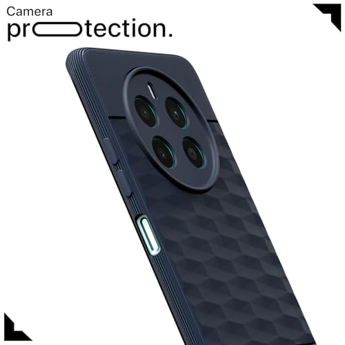Image of Outlouders Back Cover for Realme 12 Plus 5G / P1 5G / Narzo 70 5G / 70 Pro 5G | TPU Soft Flexible Shockproof | Full Camera Protection Back Case (Blue)