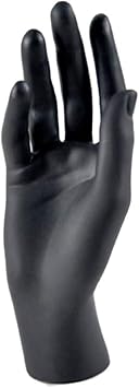 Female Hand Mannequin Hand Jewelry Bracelet Ring Gloves Display Organizer Stand - Black R