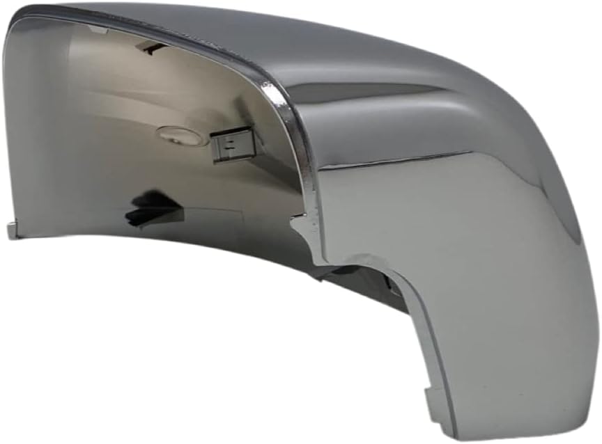 Spieg Driver Side View Mirror Cover with Small Housing for 2011-2021 Dodge Durango, JEEP Grand Cherokee | Left Side Mirror Housing | Chrome Coated Cap Replacement for OE 68236931AF