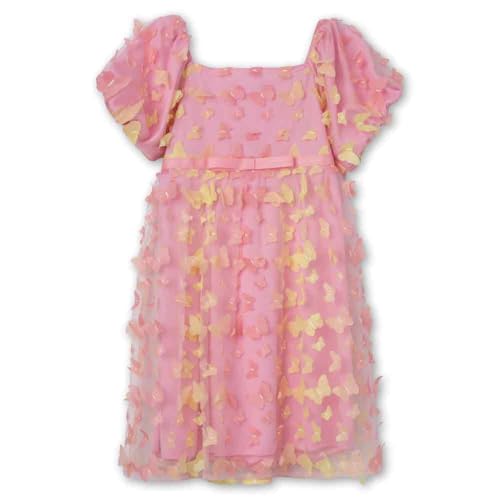Speechless Girls' Short Sleeve Butterfly Mesh Party Dress