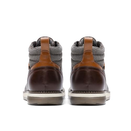 Bruno Marc Men's Classic Dress Casual Business Formal Chukka Boots,Size 10,Dark Brown,BMUMAB2516