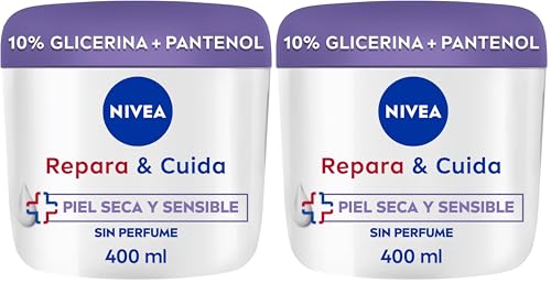 NIVEA Repara & Cuida Crema hidratante corporal, facial y para...