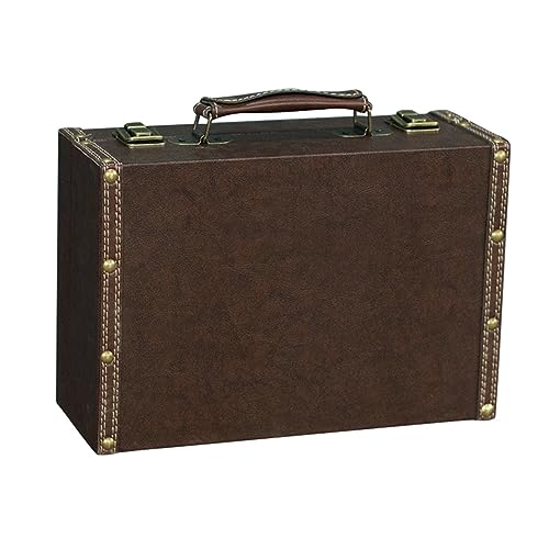 [SLLS] �g�����N�P�[�X �A���e�B�[�N �X�[�c�P�[�X ���B���e�[�W �ؐ��ו����[ �{�b�N�X �z�[���X�g���[�W �f�B�X�v���C ������ �B�e�p �����o�b�N�� PU���U�[ (28*19*10CM,11)