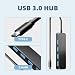 USB C Hub 4 Ports, Eanetf USB C to USB Hub 3.0 USB Splitter for Mac Pro, iMac, iPad Pro, Chromebook, Pixelbook, Dell XPS, Samsung, and More Type C Devices
