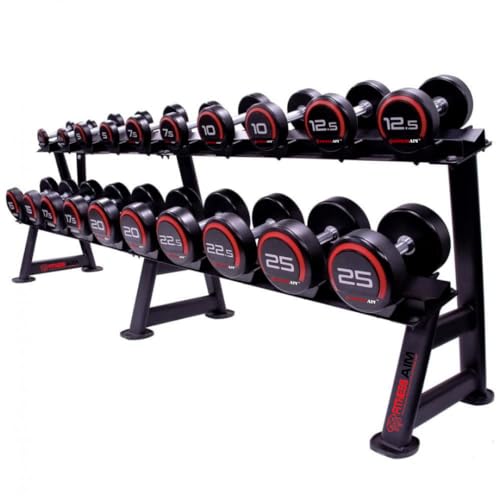 Image of Bouncer Dumbbells for Gym & Home Use - Stainless Steel Dumbbells - Cast Iron & Rubber Coating | Wide Grip & Premium Looks (SET 105KG (2.5K,5K,7.5K,10K,12.5K,15K X 2)