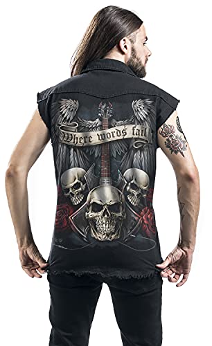 Spiral Unspoken Uomo Gilet nero