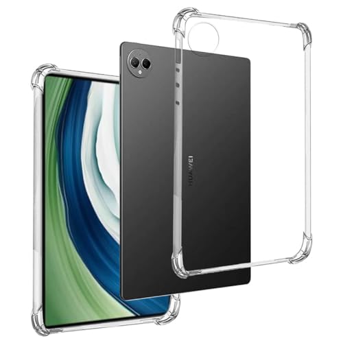 REY Funda Anti-Shock Gel Transparente para Huawei MATEPAD Pro 13,2', Ultra Fina 0,33mm, Esquinas Reforzadas, Silicona TPU de Alta Resistencia y Flexibilidad