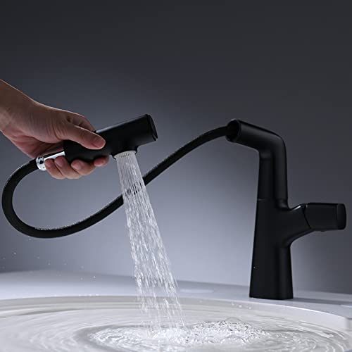 Robinet mitigeur de lavabo et cuisine extractible à levier unique