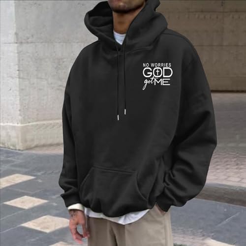 Sweat capuche vert et pull basique pour homme casual - 3