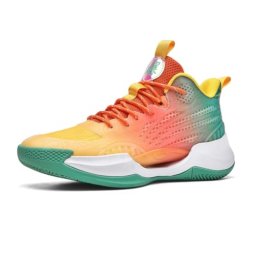 Zapatillas de baloncesto unisex con malla transpirable y suela antideslizante para jóvenes