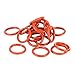 Produktbild Röhrendämpfer Silikon Ringe Dämpfer, 20 stücke Rohr Dämpfer Silikon Ringe Fit für 12AX7 12AU7 12AT7 12BH7 EL84 (Orange)
