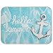 Mata do suszenia naczyń Hello Summer Anchor chłonna podkładka antypoślizgowa mata do suszenia z pętlą do zawieszania ociekacz do naczyń podkładka na blat naczynia talerze 46 x 61 cm