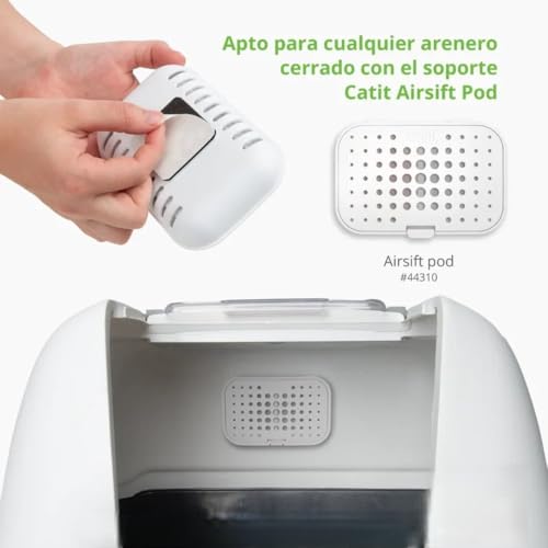 Image of Catit Airsift Dual Action Air Purifier Pad, 1 Count (Pack of 12)
