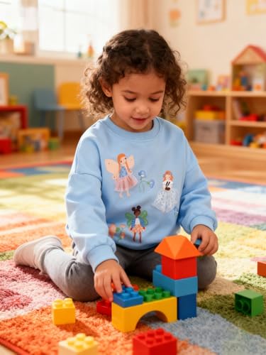 Image of Hongshilian Unisex Kids Cute Cartoon Cotton Sweater Shirt