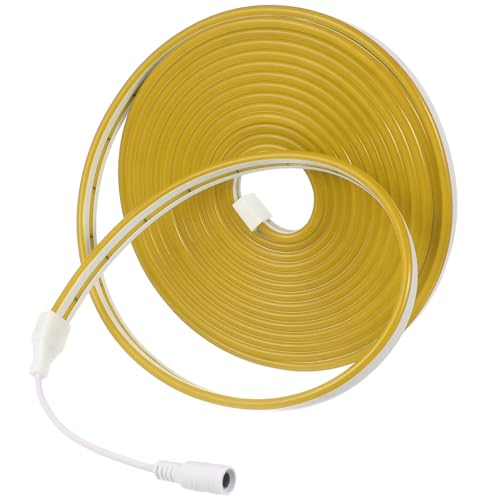Tira de LED flexible NUOBESTY 5m color amarillo con enchufe US miniatura 1