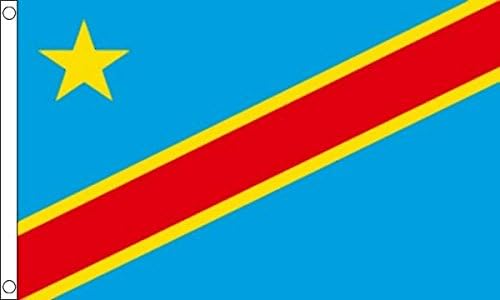 Congo DR 2006 Flag - Large 5 x 3 FT 150cm x 90cm