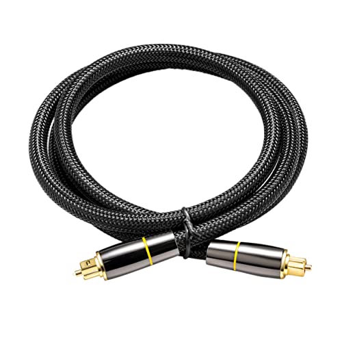 Cable de audio de fibra óptica digital Toslink macho a macho para cine en casa y altavoces 1