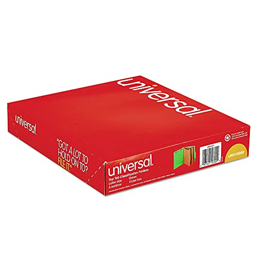 Chemises de classement à six sections Universal 10302 vert émeraude x10 - 4