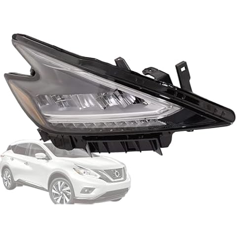 Auto Parts Avenue APA Replacement LED Head Light for 2019 2020 2021 Murano Passenger Right Side NI2503270 Cover