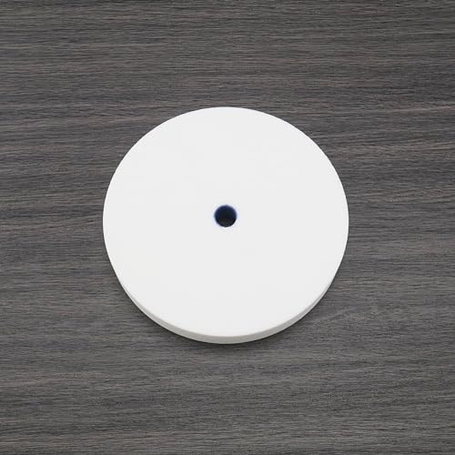 LT Easiyl 1 Stück 150mm Weiße Korund-Flachschleifscheibe 1/2 Zoll Spindel Körnung 80 Tischschleifscheibe zum Schleifen und Schärfen von Hartlegierungswerkzeugen