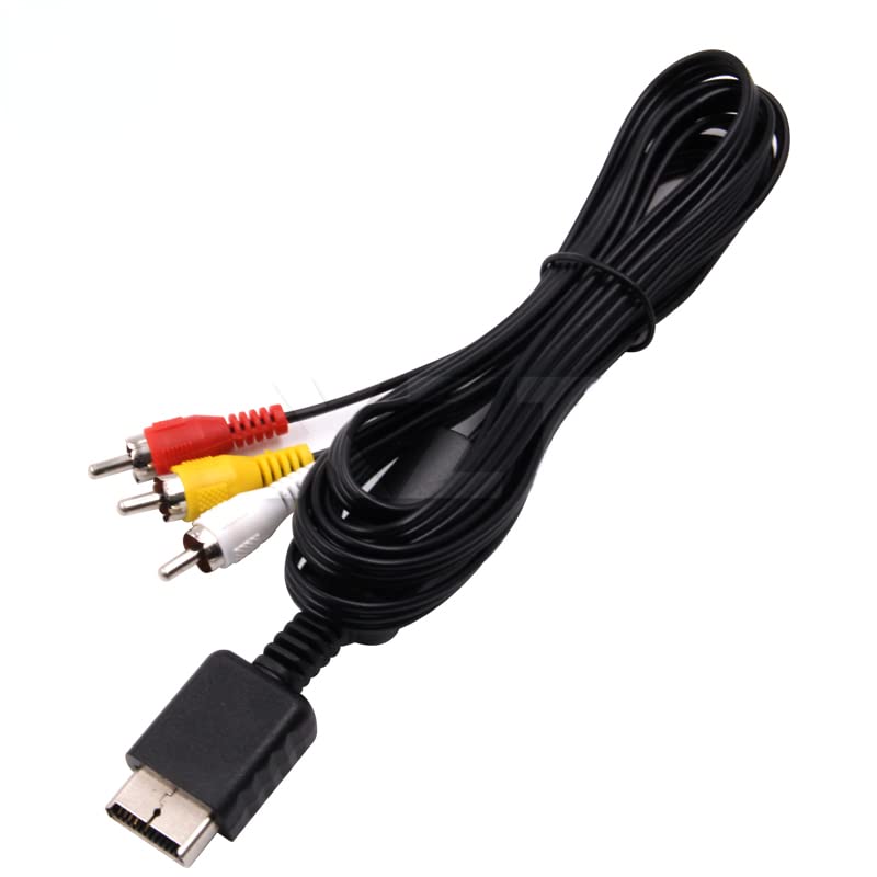 for PS2 Audio Video AV Cable to RCA Adapter for Sony PS2 PS3 PlayStation Cable Console TV Accessories